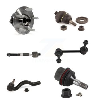Front Right Bearing Upper Lower Ball Joint Tie Rod Link Kit (6Pc) For Jeep Grand Cherokee K7T-107303