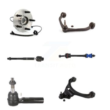 Front Left Bearing Lower Upper Control Arm Tie Rod & Link Kit (6Pc) For Dakota Dodge Ram K7T-107309