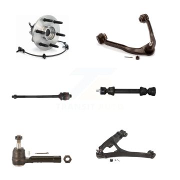 Front Left Bearing Lower Upper Control Arm Tie Rod Link Kit (6Pc) For Chevrolet GMC 1500 K7T-107311