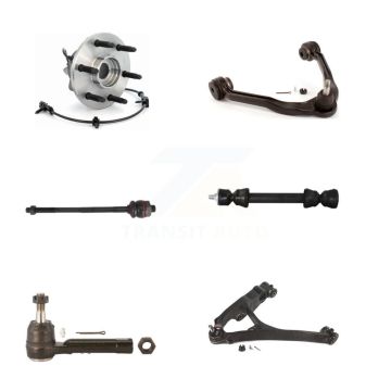 Front Left Bearing Lower Upper Control Arm Tie Rod Link Kit (6Pc) For Chevrolet GMC 1500 K7T-107312