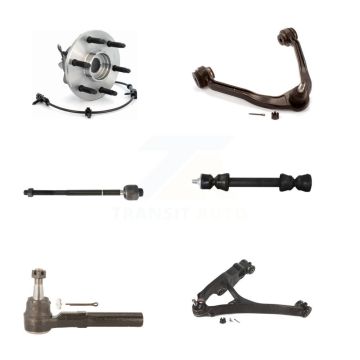Front Left Bearing Lower Upper Control Arm Tie Rod Link Kit (6Pc) For Chevrolet Silverado K7T-107313