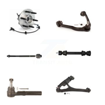 Front Left Bearing Lower Upper Control Arm Tie Rod Link Kit (6Pc) For Chevrolet Silverado K7T-107314