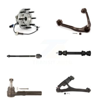 Front Left Bearing Lower Upper Control Arm Tie Rod Link Kit (6Pc) For Chevrolet Silverado K7T-107315