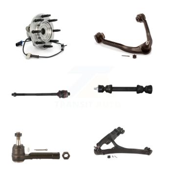 Front Left Bearing Lower Upper Control Arm Tie Rod Link Kit (6Pc) For Chevrolet Silverado K7T-107321