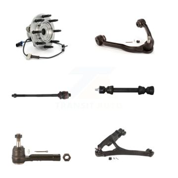 Front Left Bearing Lower Upper Control Arm Tie Rod Link Kit (6Pc) For Chevrolet Silverado K7T-107322