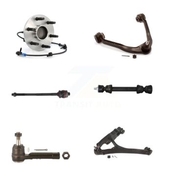 Front Left Bearing Lower Upper Control Arm Tie Rod Link Kit (6Pc) For Chevrolet GMC 1500 K7T-107325