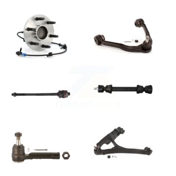 Front Left Bearing Lower Upper Control Arm Tie Rod Link Kit (6Pc) For Chevrolet GMC 1500 K7T-107326