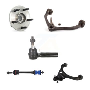Front Left Bearing Lower Upper Arm Outer Tie Rod & Link Kit (5Pc) For Dodge Dakota Raider K7T-107349