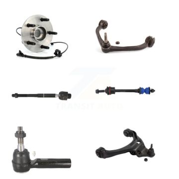 Front Right Bearing Lower Upper Control Arm Tie Rod & Link Kit (6Pc) For Dakota Dodge Ram K7T-107354