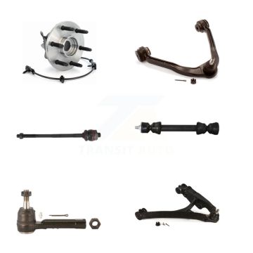 Front Right Bearing Lower Upper Control Arm Tie Rod Link Kit (6Pc) For Chevrolet GMC 1500 K7T-107356