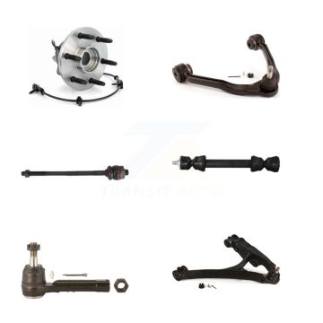 Front Right Bearing Lower Upper Control Arm Tie Rod Link Kit (6Pc) For Chevrolet GMC 1500 K7T-107357