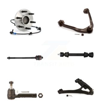 Front Right Bearing Lower Upper Control Arm Tie Rod Link Kit (6Pc) For Chevrolet GMC 1500 K7T-107358