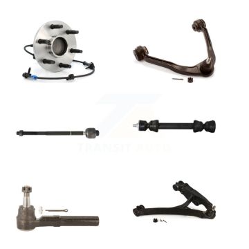 Front Right Bearing Lower Upper Arm Tie Rod Link Kit (6Pc) For GMC Sierra 1500 Chevrolet K7T-107359