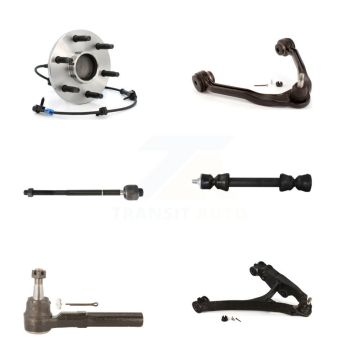 Front Right Bearing Lower Upper Arm Tie Rod Link Kit (6Pc) For GMC Sierra 1500 Chevrolet K7T-107361