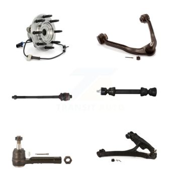 Front Right Bearing Lower Upper Control Arm Tie Rod Link Kit (6Pc) For Chevrolet 1500 GMC K7T-107362