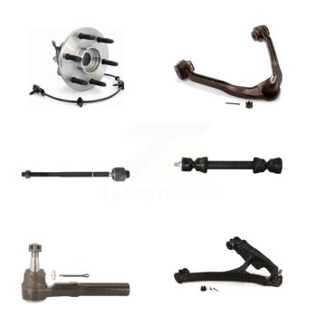 Front Right Bearing Lower Upper Control Arm Tie Rod Link Kit (6Pc) For Chevrolet 1500 GMC K7T-107363