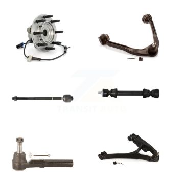 Front Right Bearing Lower Upper Control Arm Tie Rod Link Kit (6Pc) For Chevrolet 1500 GMC K7T-107364