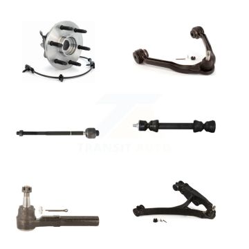 Front Right Bearing Lower Upper Control Arm Tie Rod Link Kit (6Pc) For Chevrolet 1500 GMC K7T-107366