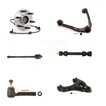 Front Right Bearing Lower Upper Arm Tie Rod & Link Kit (6Pc) For Chevrolet GMC Silverado K7T-107368