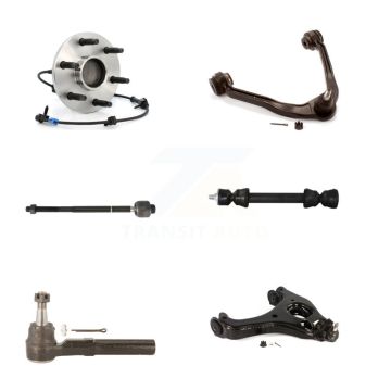 Front Right Bearing Lower Upper Control Arm Tie Rod Link Kit (6Pc) For Chevrolet 1500 GMC K7T-107369