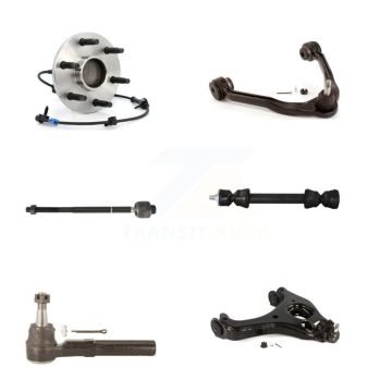 Front Right Bearing Lower Upper Control Arm Tie Rod Link Kit (6Pc) For Chevrolet 1500 GMC K7T-107371