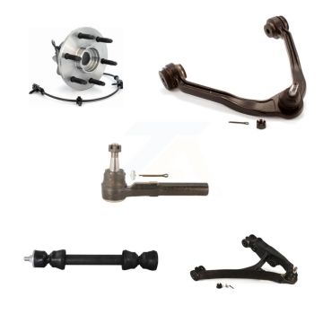 Front Right Bearing Lower Upper Control Arm Outer Tie Rod & Link Kit (5Pc) For Chevrolet K7T-107373