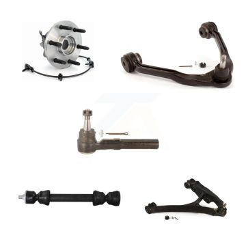 Front Right Bearing Lower Upper Control Arm Outer Tie Rod & Link Kit (5Pc) For Chevrolet K7T-107374