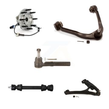 Front Right Bearing Lower Upper Control Arm Outer Tie Rod & Link Kit (5Pc) For Chevrolet K7T-107375