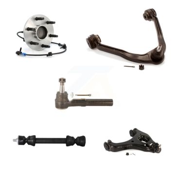 Front Right Bearing Lower Upper Control Arm Outer Tie Rod & Link Kit (5Pc) For Chevrolet K7T-107378