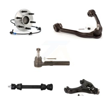 Front Right Bearing Lower Upper Control Arm Outer Tie Rod & Link Kit (5Pc) For Chevrolet K7T-107380