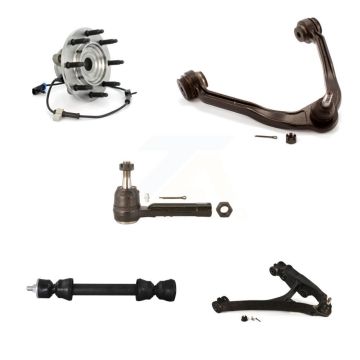 Front Right Bearing Lower Upper Control Arm Outer Tie Rod & Link Kit (5Pc) For Chevrolet K7T-107383