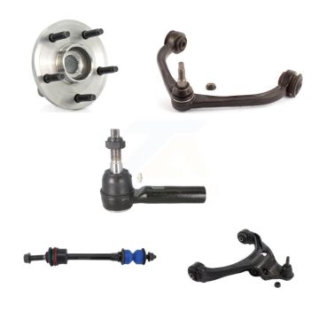 Front Right Bearing Lower Upper Arm Outer Tie Rod Link Kit (5Pc) For Dodge Dakota Raider K7T-107390