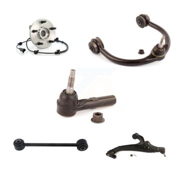 Front Right Bearing Lower Upper Control Arm Outer Tie Rod & Link Kit (5Pc) For Jeep Grand K7T-107395