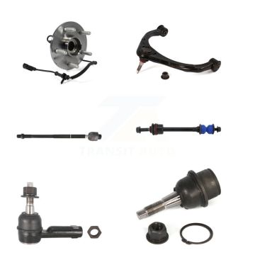 Front Right Bearing Upper Control Arm with BJ Lower Ball Joint Tie Rod Link Kit (6Pc) For K7T-107400