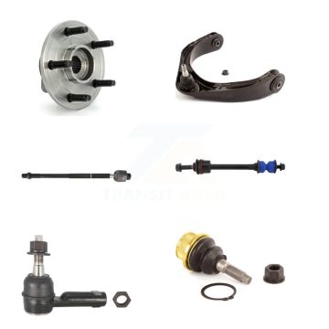 Front Right Bearing Upper Arm Lower Ball Joint Tie Rod Link Kit (6Pc) For Dodge Ram 1500 K7T-107402