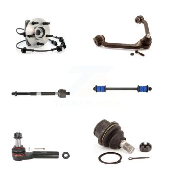 Front Right Hub Bearing Upper Arm Lower Ball Joint Tie Rod Link Kit (6Pc) For Ford Ranger K7T-107417