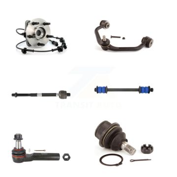 Front Right Hub Bearing Upper Arm Lower Ball Joint Tie Rod Link Kit (6Pc) For Ford Ranger K7T-107419