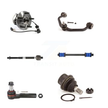 Front Right Hub Bearing Upper Arm Lower Ball Joint Tie Rod Link Kit (6Pc) For Mazda B4000 K7T-107421