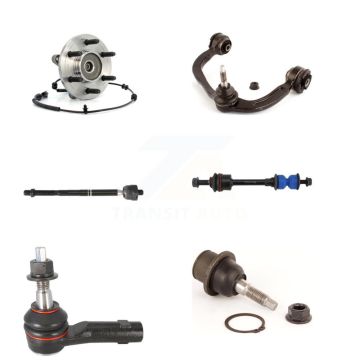 Front Right Bearing Upper Control Arm Lower Ball Joint Tie Rod Link Kit (6Pc) For Ford LT K7T-107436