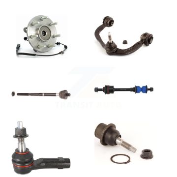 Front Right Bearing Upper Control Arm with BJ Lower Ball Joint Tie Rod Link Kit (6Pc) For K7T-107438