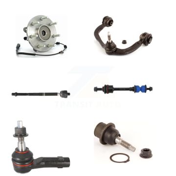 Front Right Bearing Upper Control Arm Lower Ball Joint Tie Rod Link Kit (6Pc) For Ford LT K7T-107439