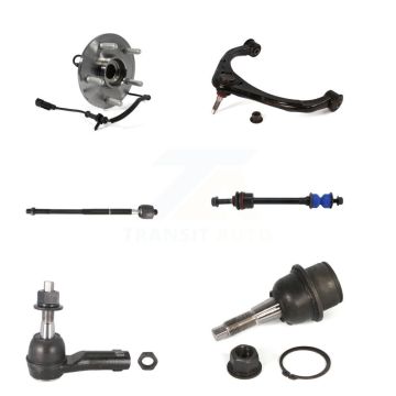 Front Right Bearing Upper Control Arm Lower Ball Joint Tie Rod Link Kit (6Pc) For Ram 4WD K7T-107440