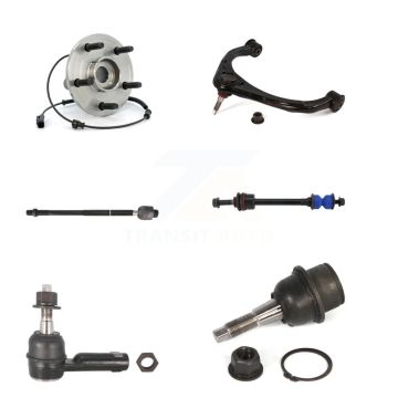 Front Right Bearing Upper Control Arm Lower Ball Joint Tie Rod & Link Kit (6Pc) For Dodge K7T-107441