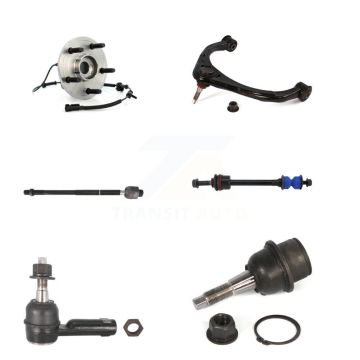 Front Right Bearing Upper Arm Lower Ball Joint Tie Rod Link Kit (6Pc) For Dodge Ram 1500 K7T-107442