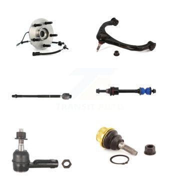 Front Right Bearing Upper Arm Lower Ball Joint Tie Rod Link Kit (6Pc) For Dodge Ram 1500 K7T-107444