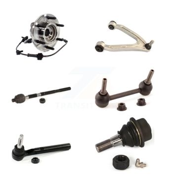 Front Right Bearing Upper Arm Lower Ball Joint Tie Rod & Link Kit (6Pc) For Hummer H3T H3 K7T-107446
