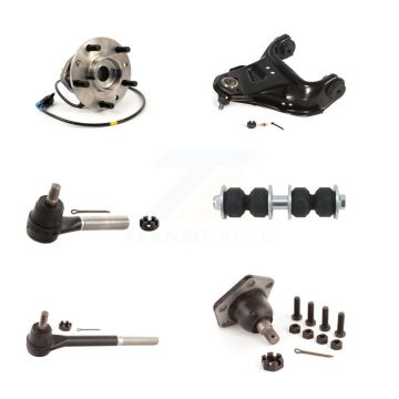 Front Right Bearing Upper Control Arm Lower Ball Joint Tie Rod Link Kit (6Pc) For GMC S10 K7T-107448