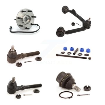 Front Right Hub Bearing Upper Arm Lower Ball Joint Tie Rod Link Kit (6Pc) For Ford F-150 K7T-107449