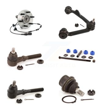 Front Right Bearing Upper Arm Lower Ball Joint Tie Rod Link Kit (6Pc) For Ford Expedition K7T-107450