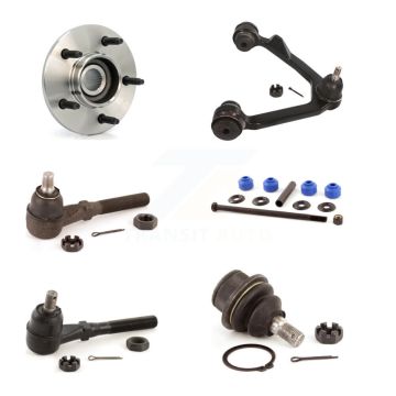 Front Right Hub Bearing Upper Arm Lower Ball Joint Tie Rod Link Kit (6Pc) For Ford F-150 K7T-107452